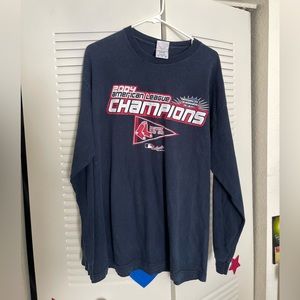 2004 American League Champions Navy Blue Long Sleeve